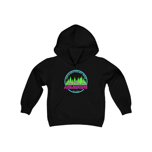 Pine Barrens Powersports Neon Hoodie - Kids