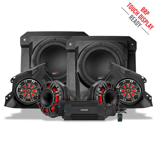 SSV Works Phase-6 K-Spec 1650watt 6-Speaker System w/ 8" Horns for Can-Am Maverick R
