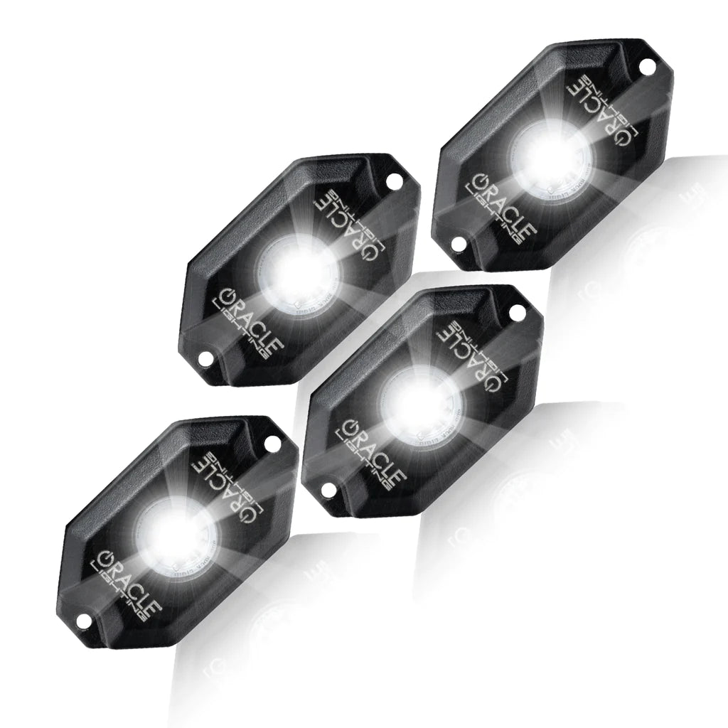 Oracle Lighting White LED Rock Light Kit (4pcs) 5875-001