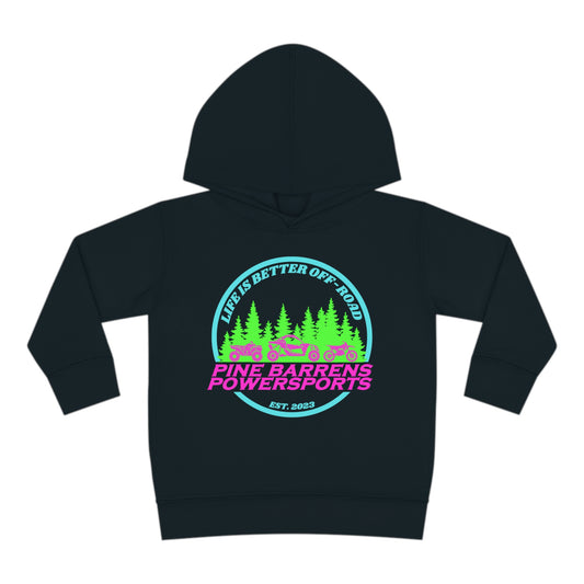 Pine Barrens Powersports Neon Hoodie - Toddler