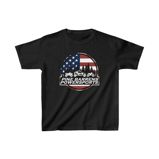 Pine Barrens Powersports 'Merica AF - Kids T-Shirt