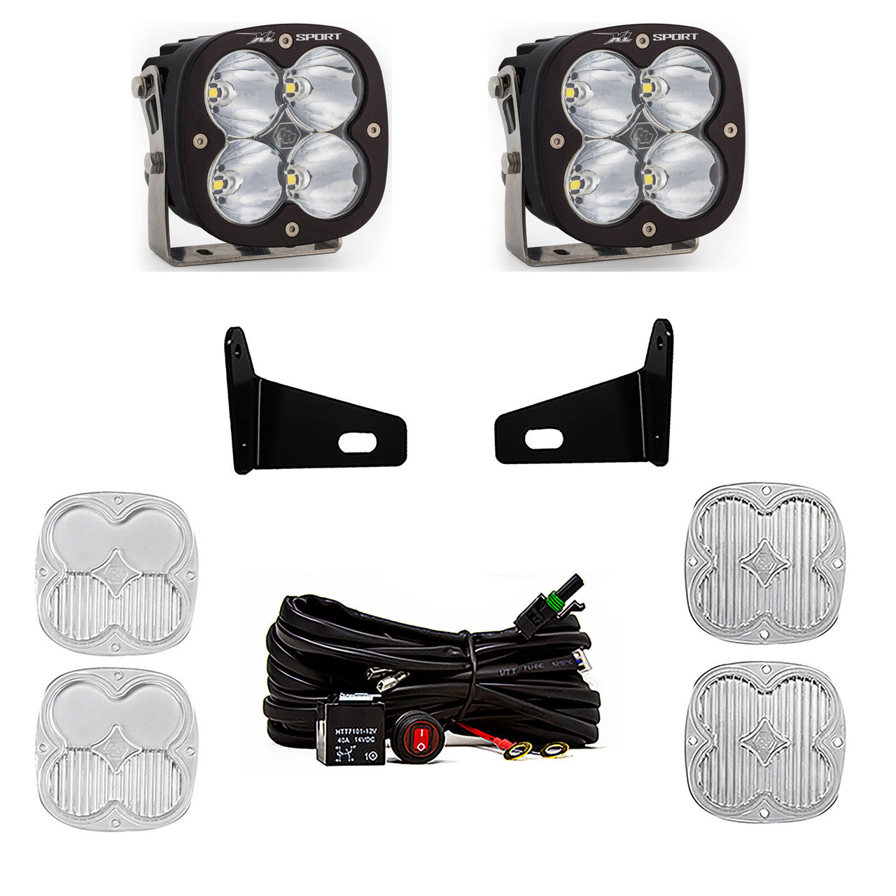 Baja Designs XL Sport A-Pillar Kit Maverick X3 Driving/Combo Clear 447806