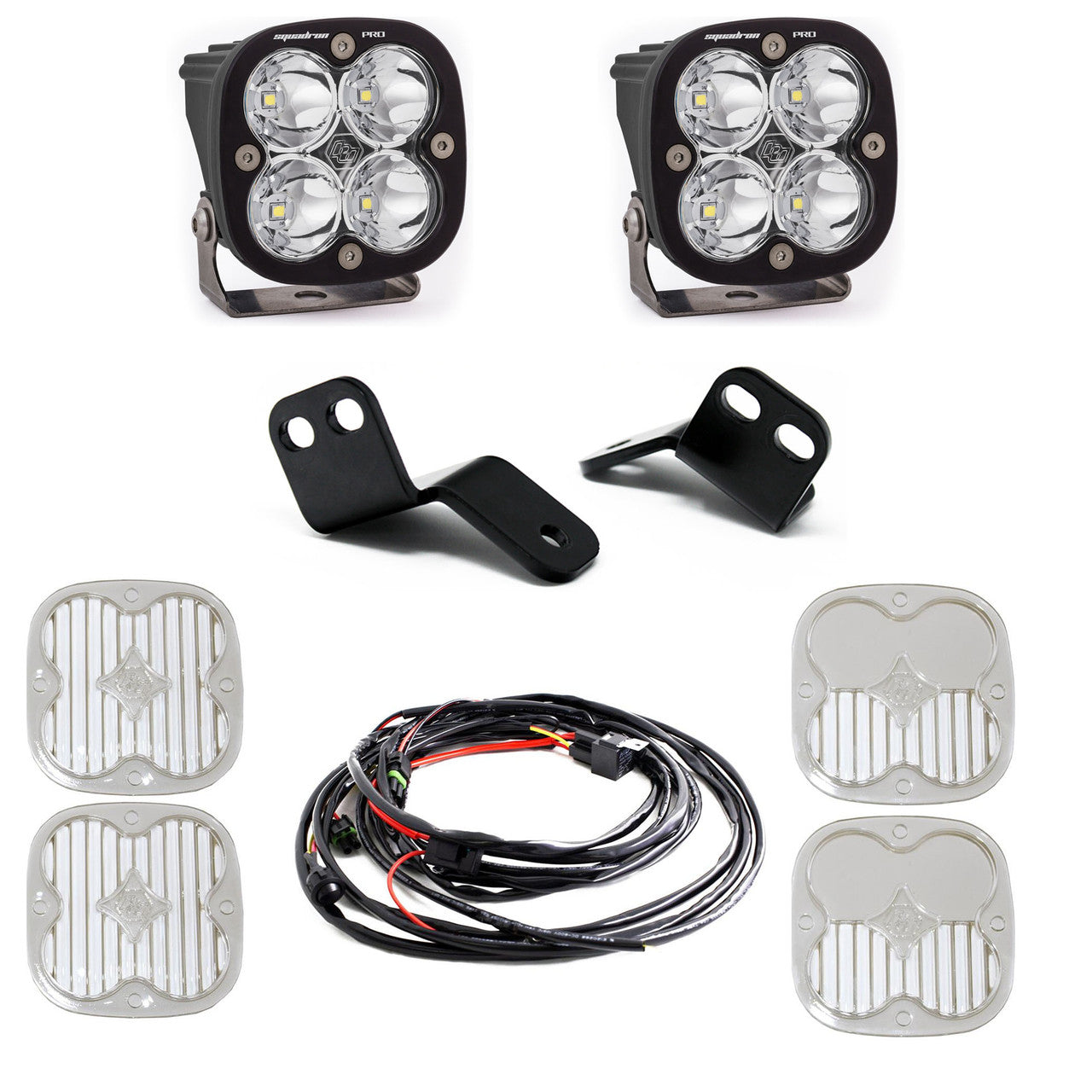 Baja Designs Squadron Pro A-Pillar Kit 18-22 Wildcat XX Driving/Combo Clear 447828