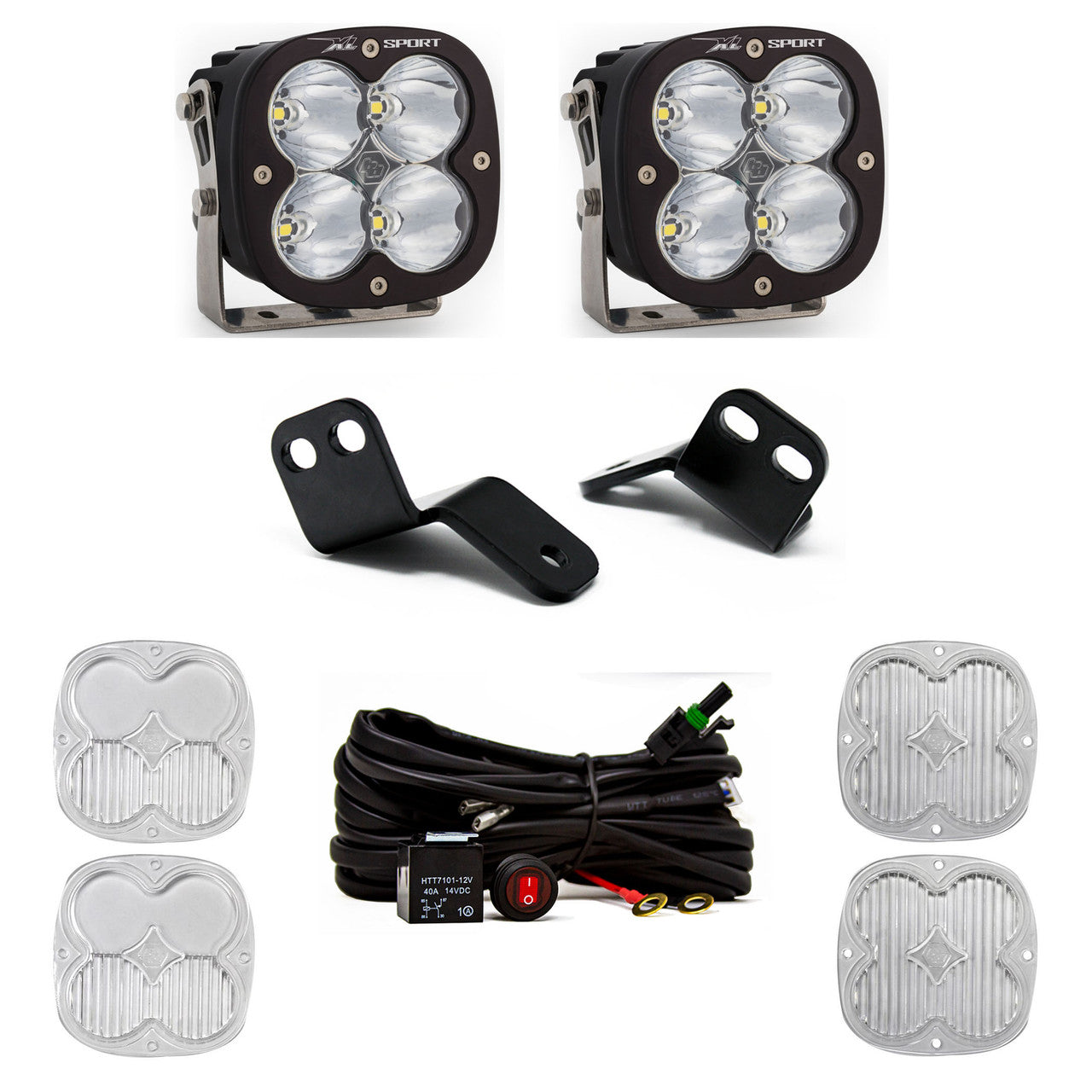 Baja Designs XL Sport A-Pillar Kit 18-22 Wildcat XX Driving/Combo Clear 447829