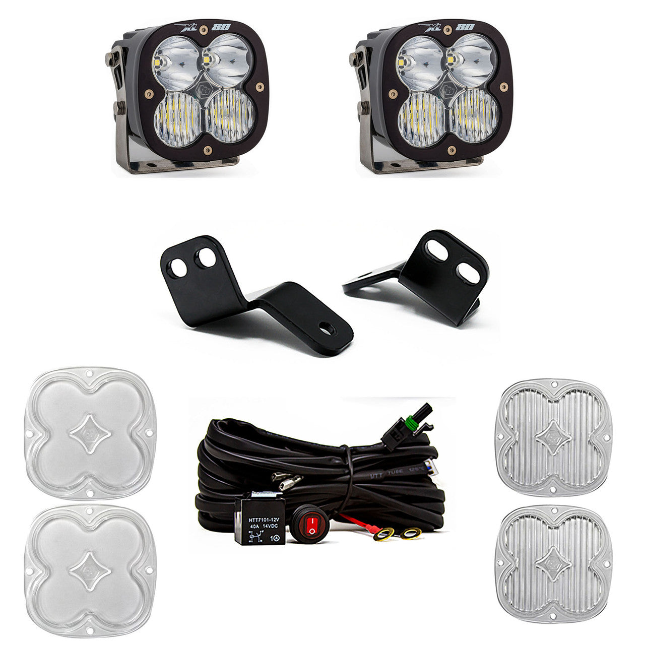 Baja Designs XL80 A-Pillar Kit 18-22 Wildcat XX Driving/Combo Clear 447831