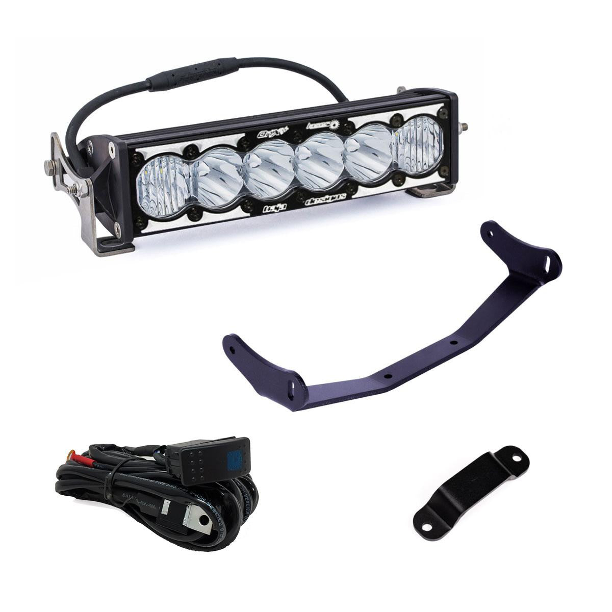 Baja Designs 10" OnX6+ Laser Hybrid Shock Tower Kit - Can-Am Maverick R 448194