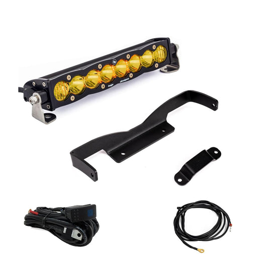 Baja Designs Amber 10" S8 Shock Tower Kit - Can-Am Maverick R 448196