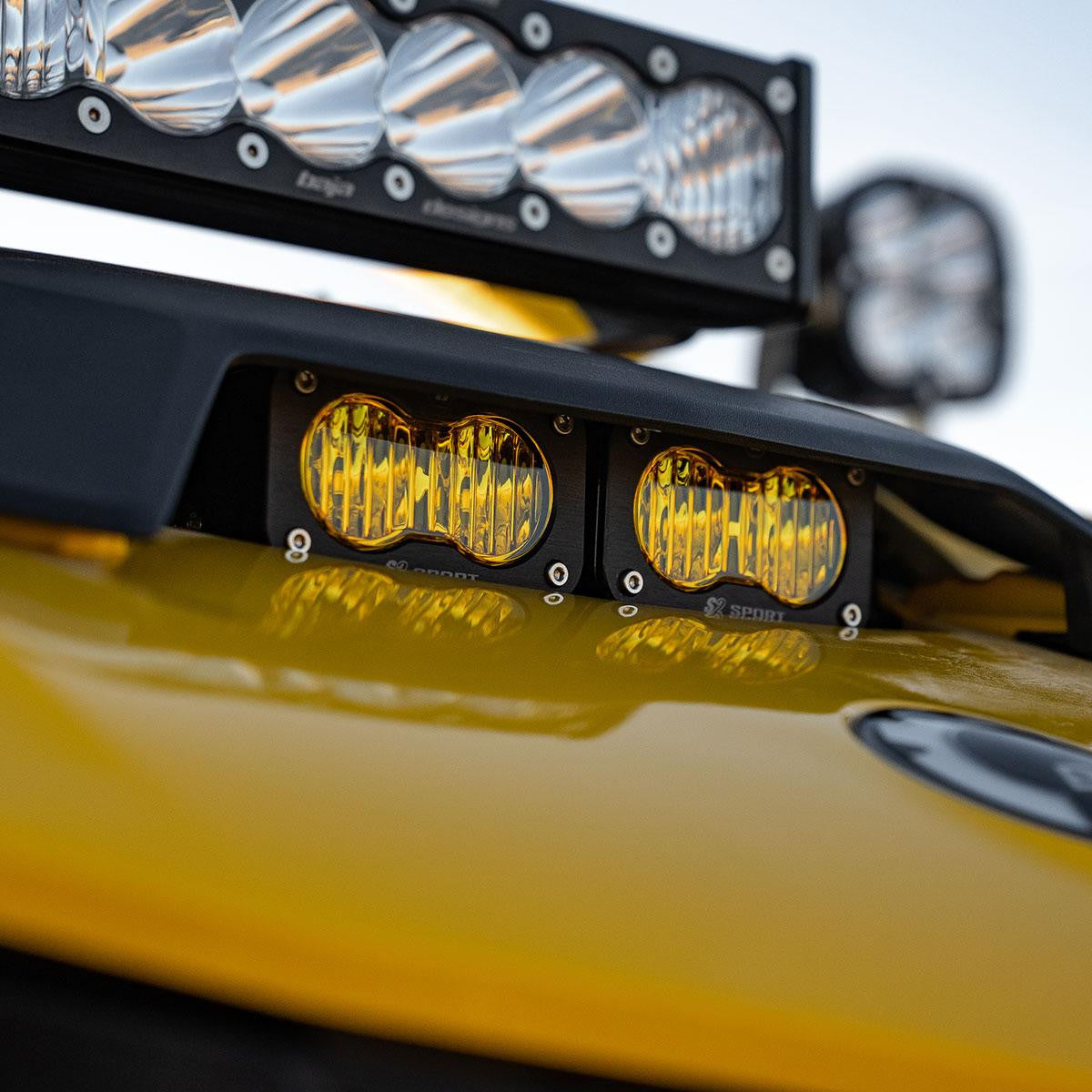 Baja Designs Dual S2 Pro Hood Kit - Can-Am Maverick R 448208