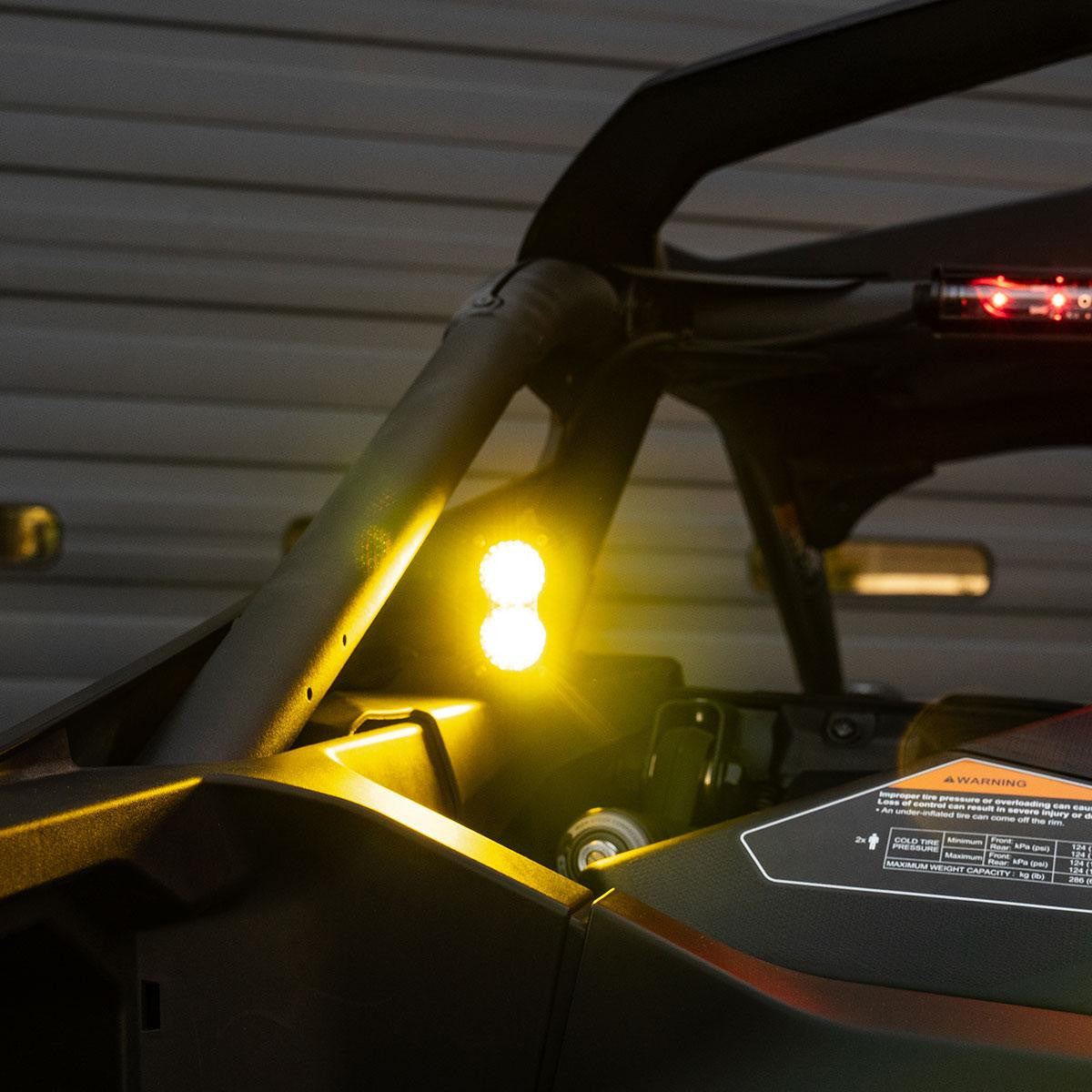 Baja Designs S2 Sport Chase Light Kit - Can-Am Maverick R 448223