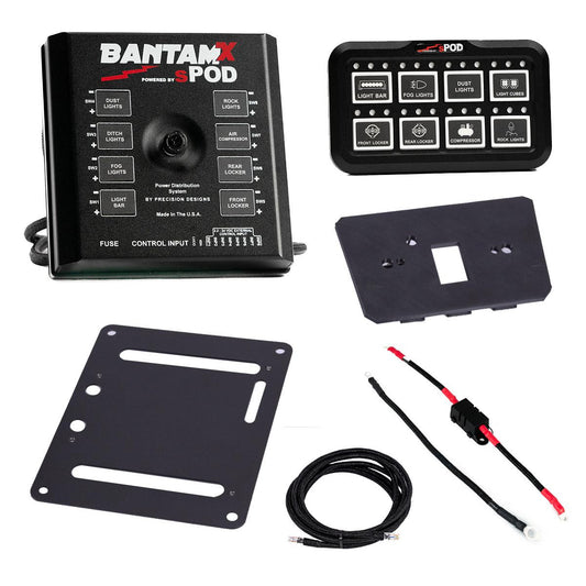 Baja Designs HD BantamX Center Console Kit - Can-Am Maverick R 870138