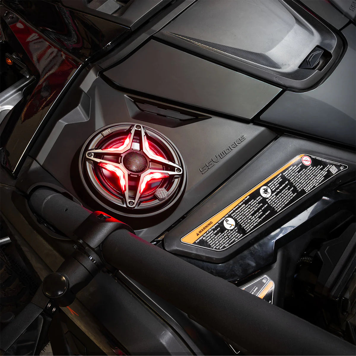SSV Works 6.5" Front Dash Speaker Pods for Can-Am Maverick R
