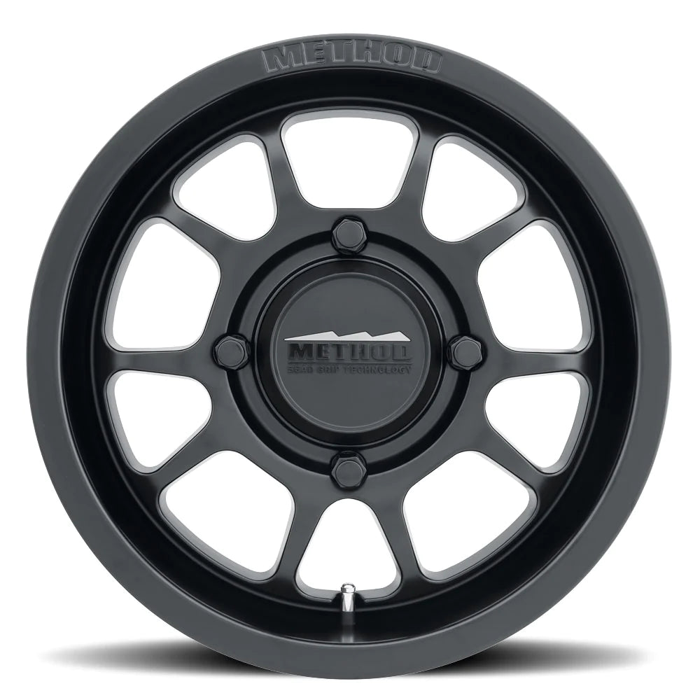 Method Race Wheels 15x7 MR409 UTV Bead Grip 6x5.5 Offset +38 Matte Black