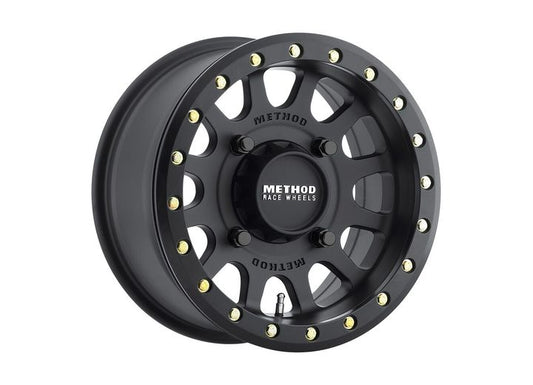 Method Race Wheels 15x7 MR401 Beadlock UTV 6x5.5 Offset +38 Matte Black