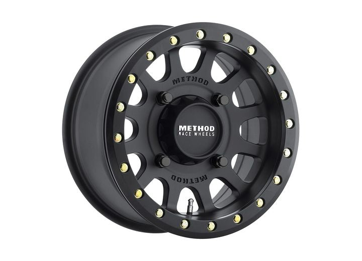 Method Race Wheels 15x10 MR401 Beadlock UTV 6x5.5 Offset +25 Matte Black