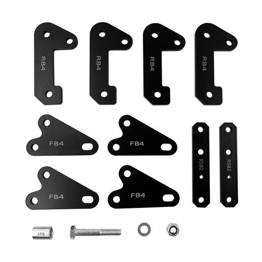 Demon Powersports Bracket LIft Kit 2.0 Inch Kit 2015-2019 Polaris Ranger 570/2015-2022 Polaris Ranger 1000
