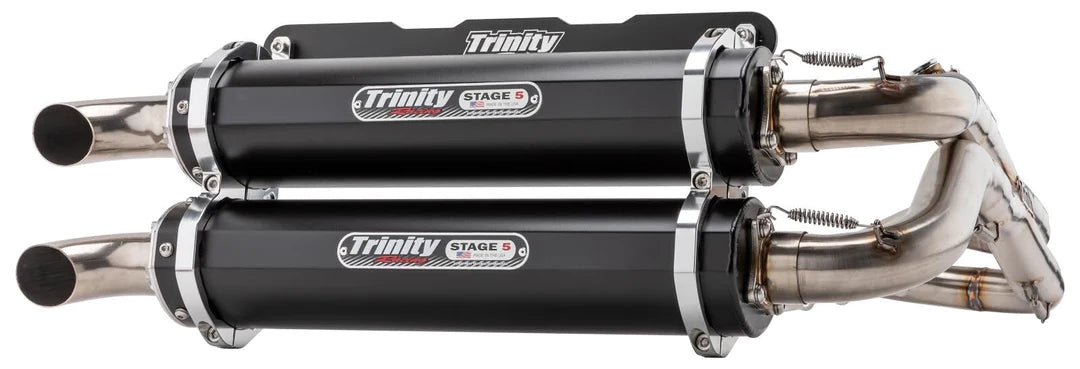 Trinity Racing Dual Full Exhaust for Polaris RZR RS1