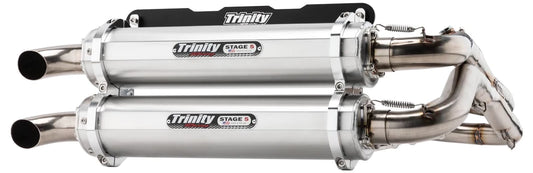 Trinity Racing Dual Full Exhaust for Polaris RZR RS1