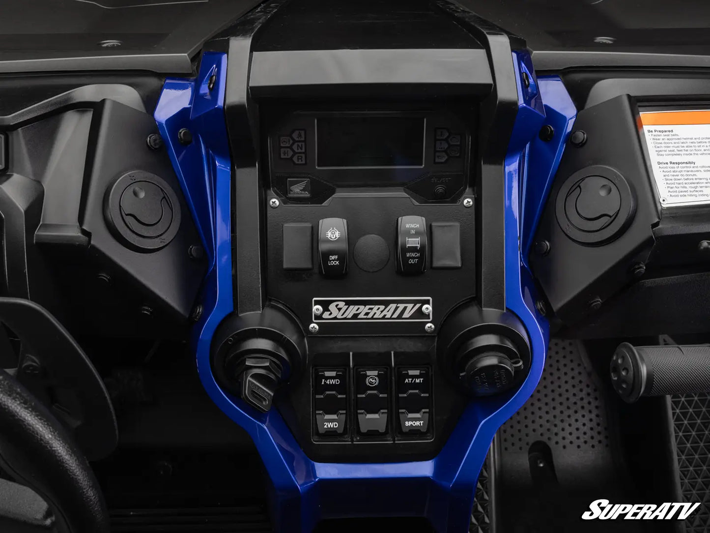 SuperATV In-Dash Heater - Honda Talon