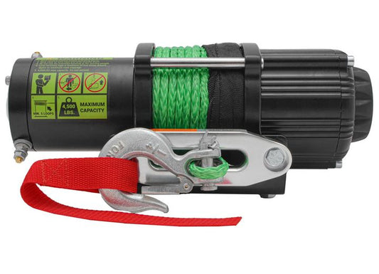 VooDoo Offroad Summoner 4500lb UTV Winch w/ 50 Foot Synthetic Rope P000025