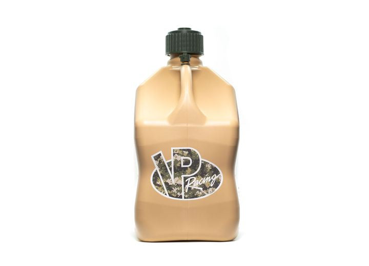 VP Racing 5.5 Gallon Square Motorsports Container - Tan