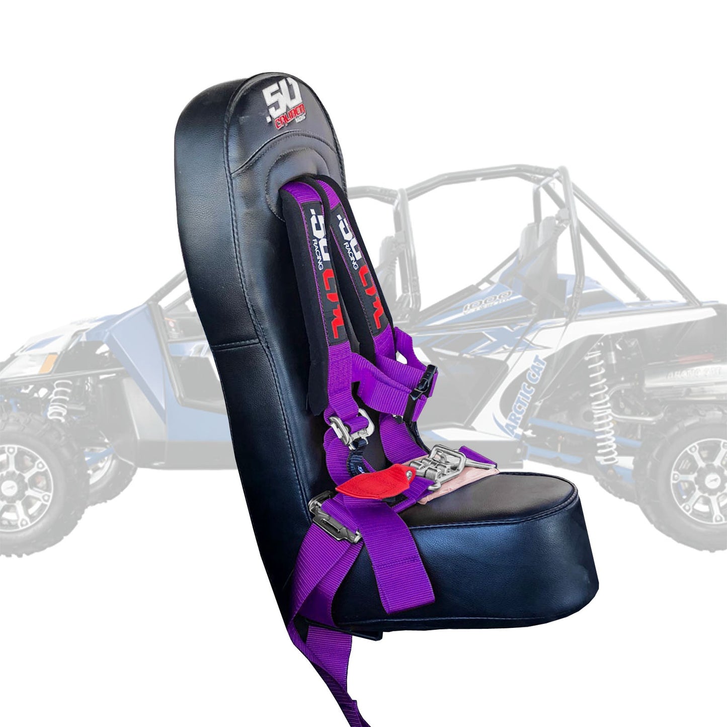 50 Caliber Racing Child Bump Seat W/ Harness for Arctic Cat Wildcat