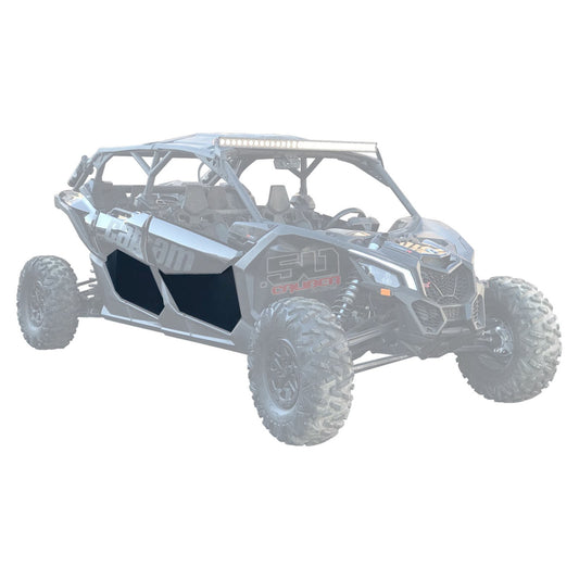 50 Caliber Racing Aluminum Lower Door Kit for Can-Am Maverick X3 Max