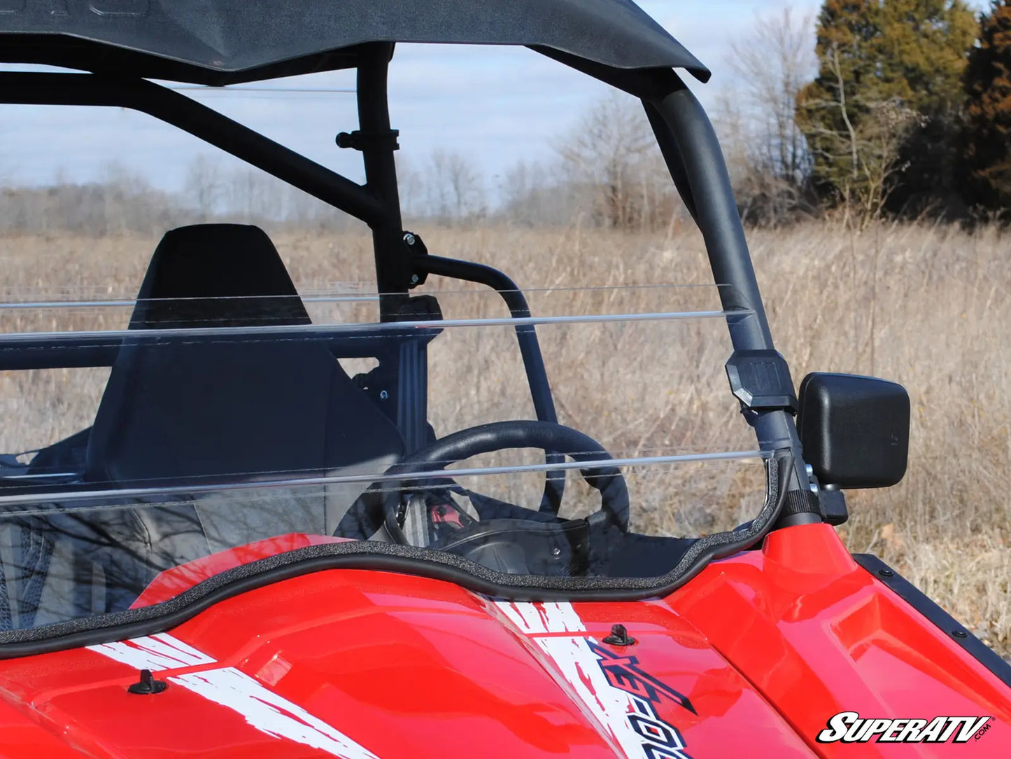 SuperATV CFMOTO Force 800 Scratch-Resistant Half Windshield