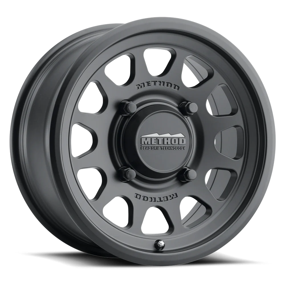 Method Race Wheels 15x7 MR414 UTV Bead Grip 6x5.5 Offset +38 Matte Black