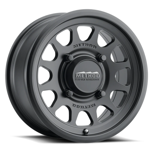 Method Race Wheels 15x10 MR414 UTV Bead Grip 6x5.5 Offset +25 Matte Black