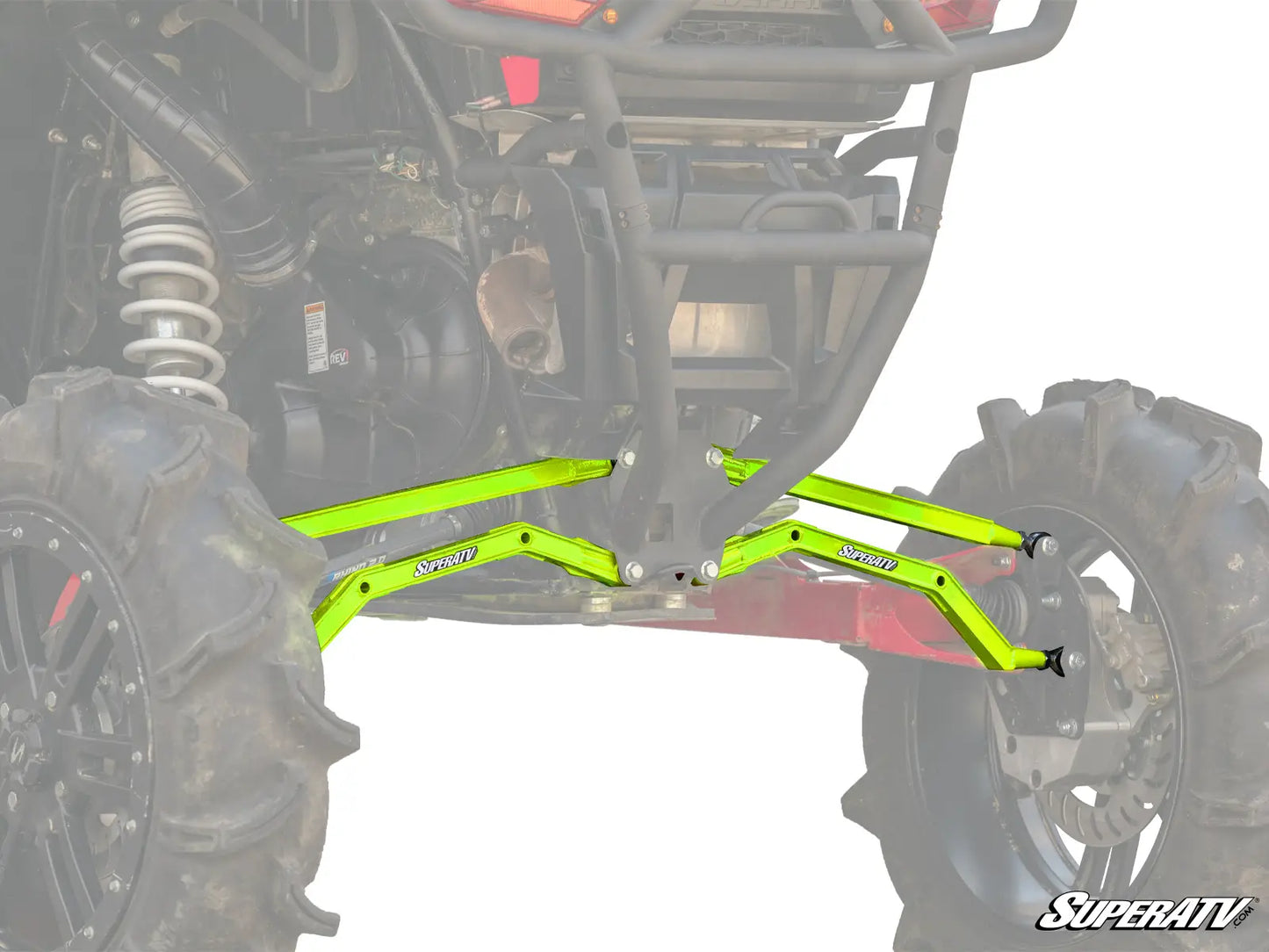 SuperATV Polaris RZR XP Turbo High Clearance Boxed Radius Arm Kit