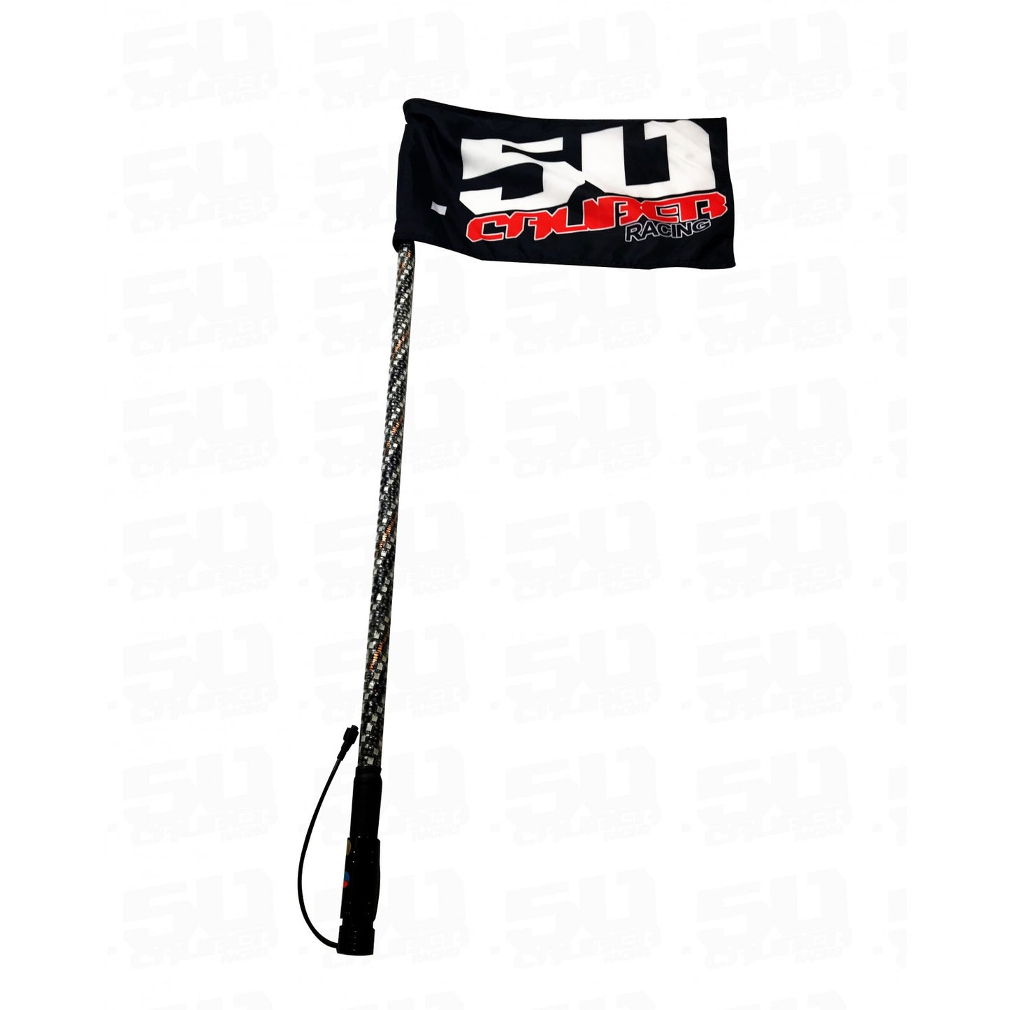 50 Caliber Racing LED Whip Light W/ Bluetooth Control App (Single)
