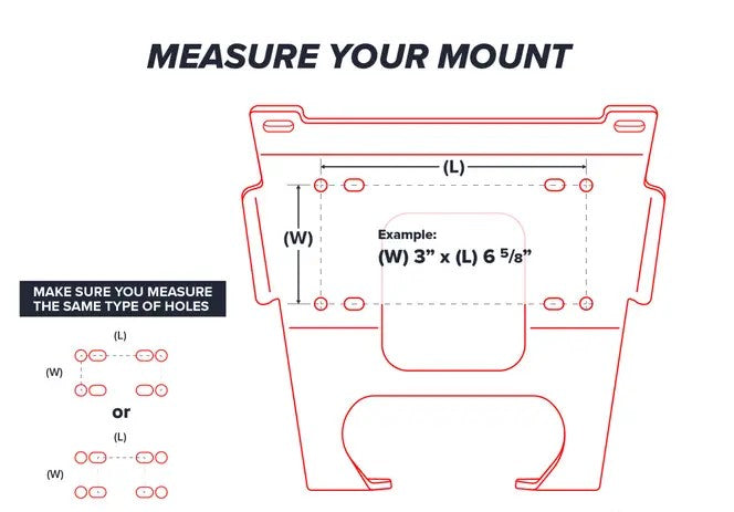 SuperATV Can-Am Renegade Winch Mounting Plate