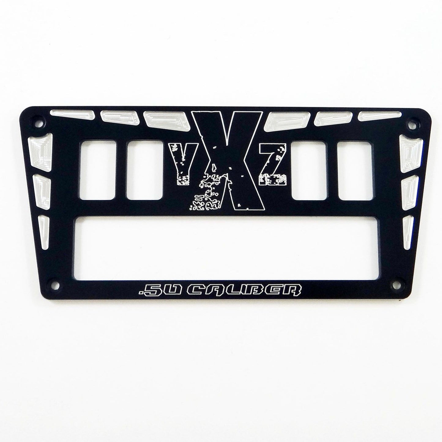 50 Caliber Racing CNC 4 Switch Dash Panel for Yamaha YXZ1000R