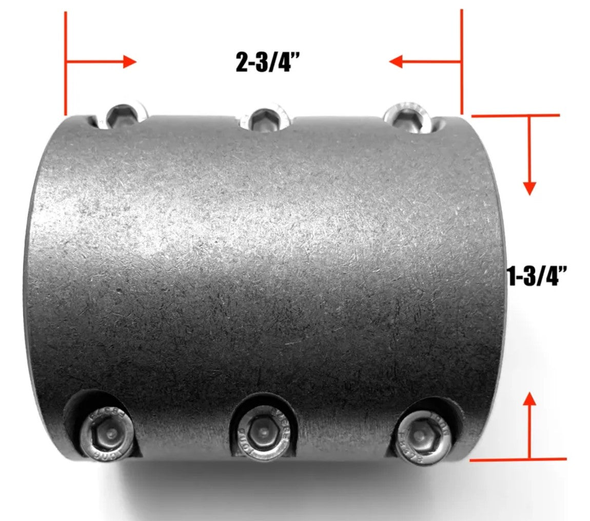 FastLab UTV Bolt on Tube Clamps - Weldable