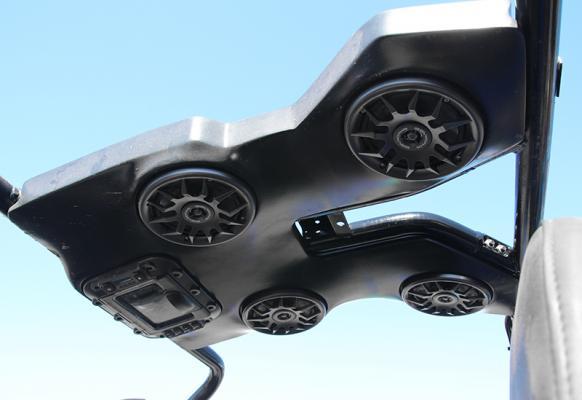 SSV Works 2014-2018 Arctic Cat WildCat Trail/Sport 4-Speaker Bluetooth Overhead Weather Proof Audio System