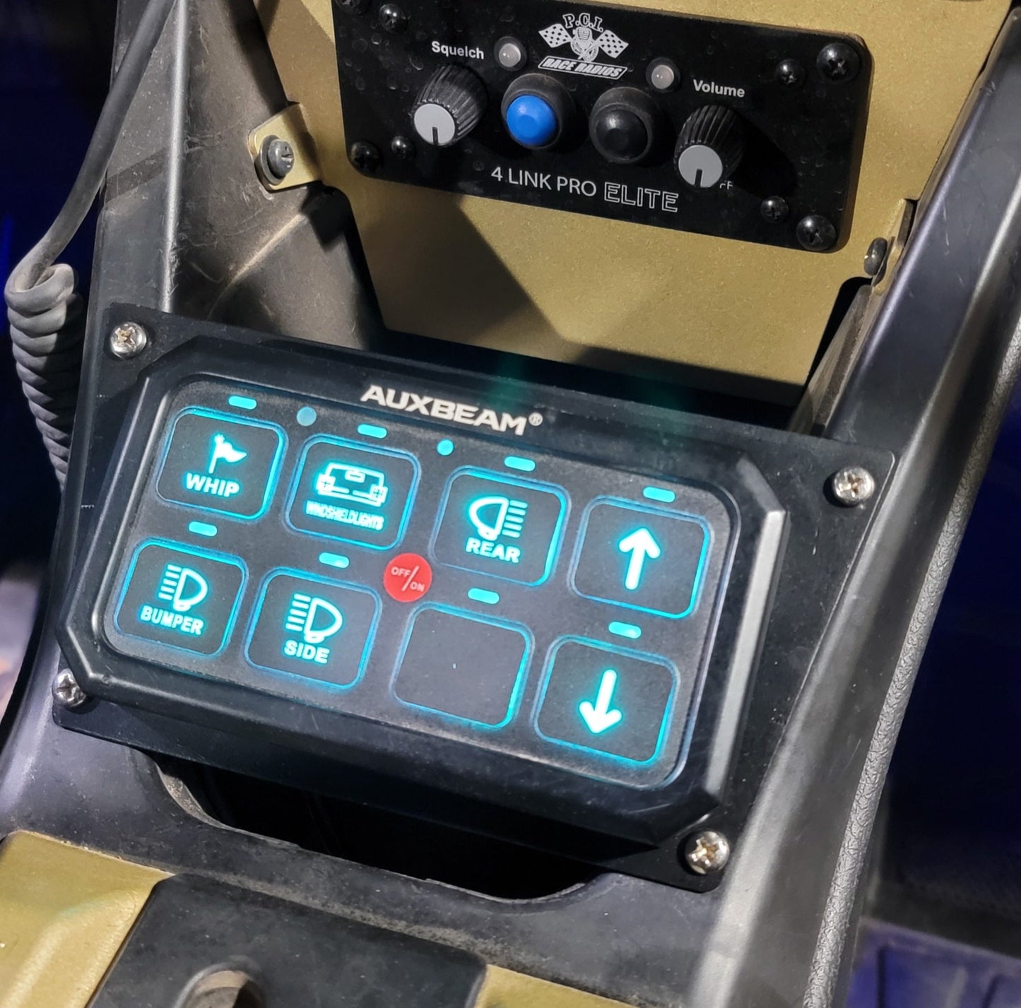 FastLab UTV Switch Panel Mount for Switch Pros & Auxbeam for Polaris RZR Pro XP/Pro R/Turbo R