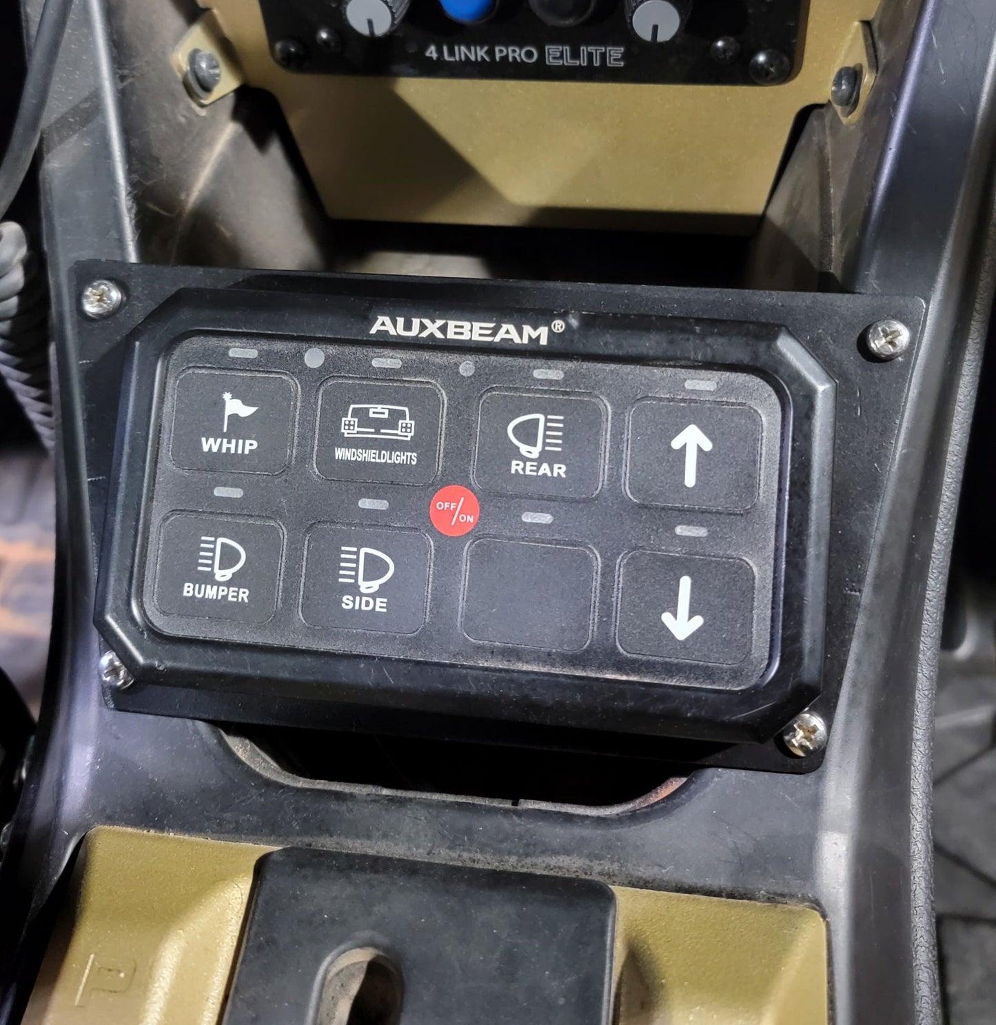FastLab UTV Switch Panel Mount for Switch Pros & Auxbeam for Polaris RZR Pro XP/Pro R/Turbo R