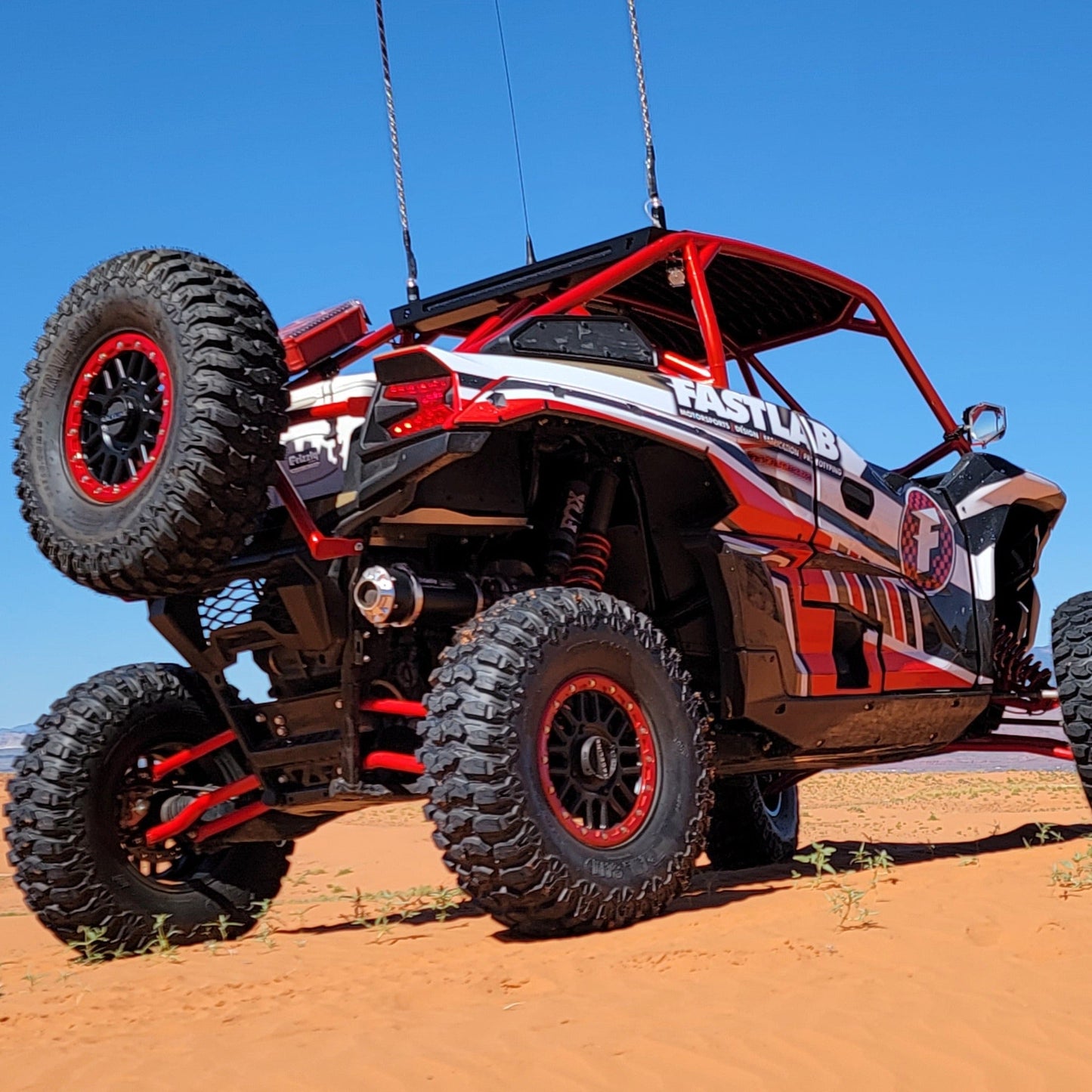 FastLab UTV Spare Tire Carrier for Kawasaki KRX1000
