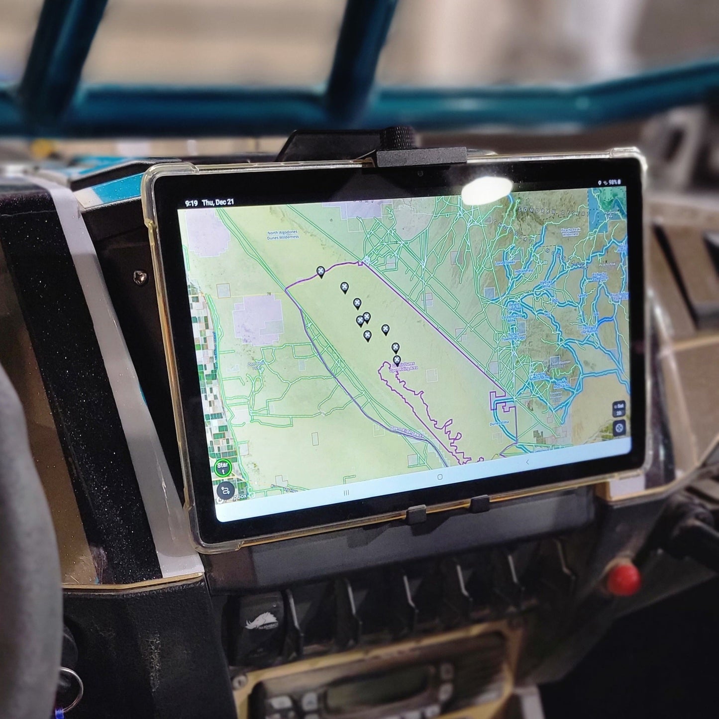 FastLab UTV Universal Tablet GPS Mount for Polaris Pro R/Turbo R/Pro XP