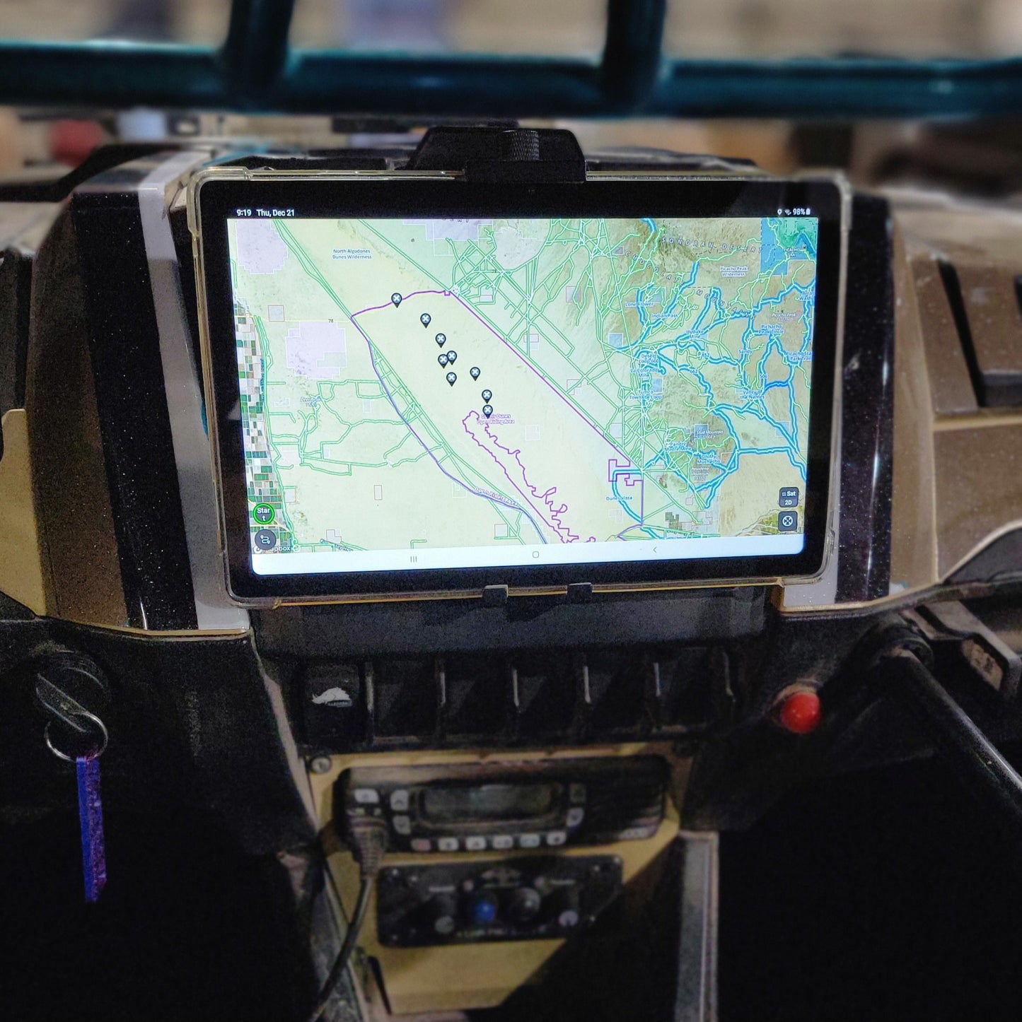 FastLab UTV Universal Tablet GPS Mount for Polaris Pro R/Turbo R/Pro XP