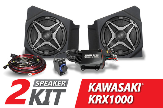 SSV Works 2020-2024 Kawasaki KRX1000 2-Speaker SSV Works Audio-Kit