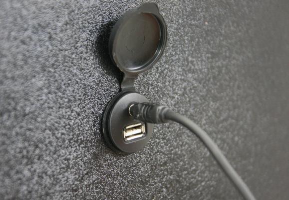SSV Works AUX and USB Charge add-on for WP Overhead Systems