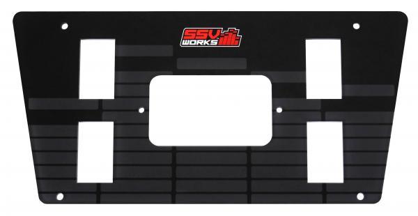 SSV Works Yamaha YXZ1000 Dash Mounting Panel for MRB3 Bluetooth Media Controller