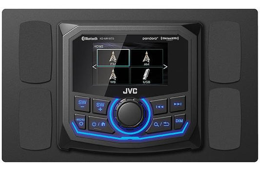 SSV Works JVC MR1 Media Receiver Plug-&-Play Kit for 2014-2018 Polaris RZR 900 / 1000