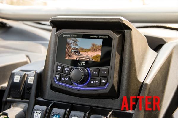 SSV Works JVC MR1 Media Receiver Plug-&-Play Kit for Can-Am Maverick X3