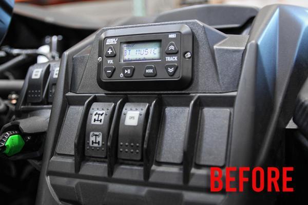 SSV Works JVC MR1 Media Receiver Plug-&-Play Kit for Can-Am Maverick X3