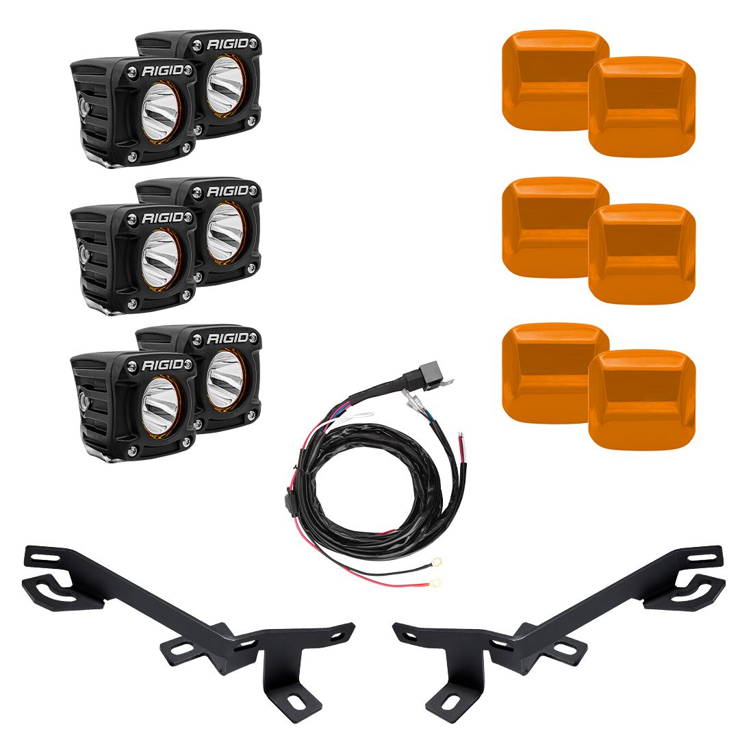 Rigid Industries Revolve A-Pillar Light Kit for Polaris RZR Pro R/Turbo R 41673