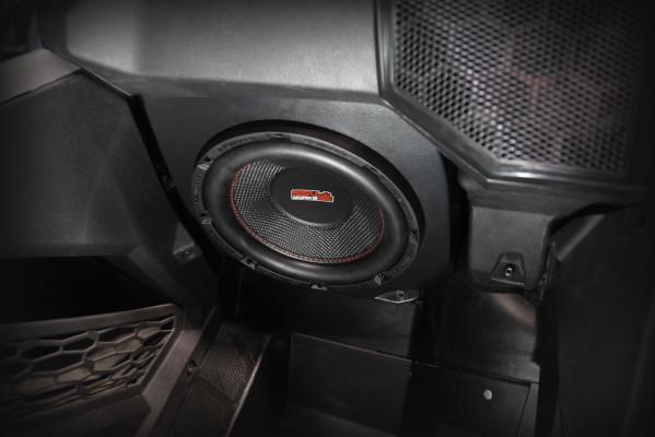 SSV Works 2020-2024 Polaris RZR Pro Under-Dash 10in Subwoofer Enclosure for Ride Command