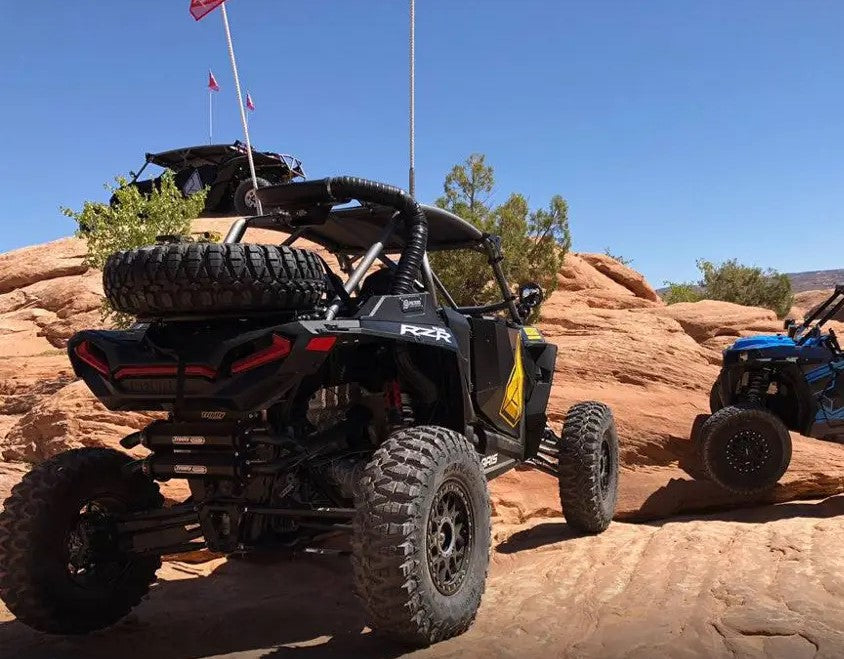 Assault Industries Adventure Rack Tire Carrier for Polaris RZR XP1000/RZR XP Turbo