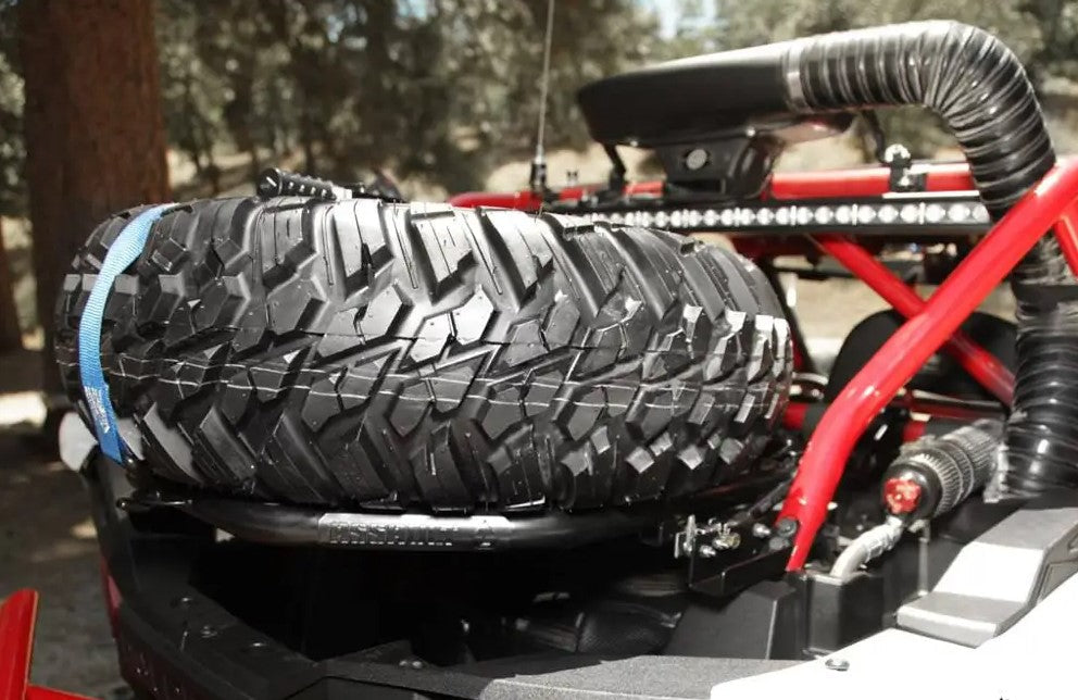 Assault Industries Adventure Rack Tire Carrier for Polaris RZR XP1000/RZR XP Turbo